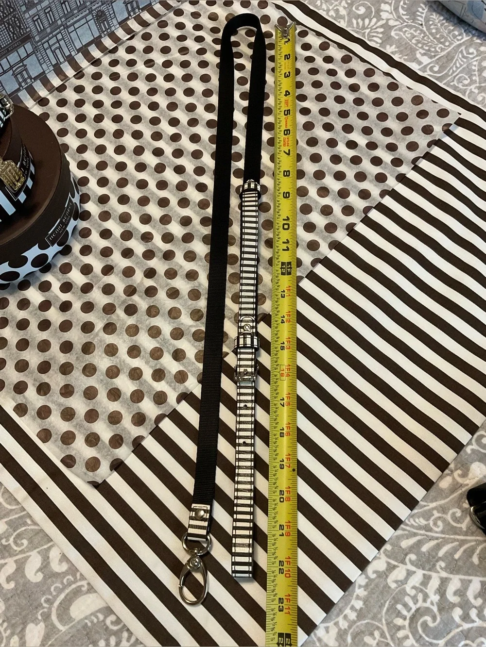 EUC Henri Bendel Pet Set - Collar, Harness and Leash